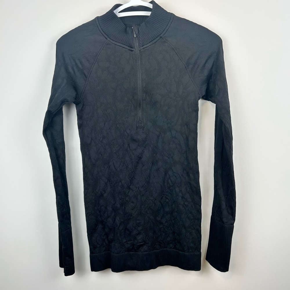Lululemon Restless Half Zip Pullover Black | Estimated Size 2 | Read Description